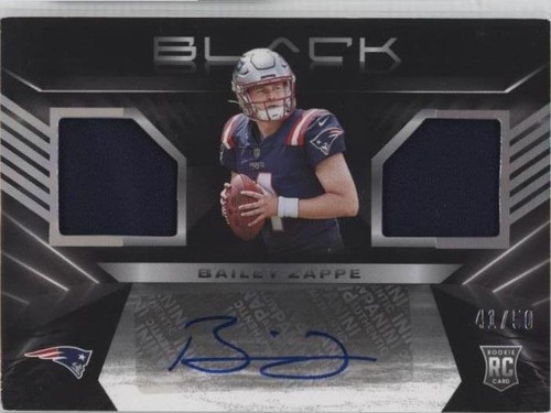 2022 Panini Black Bailey Zappe #RSM-BZA