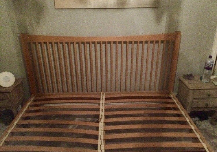 Super king wooden bed frame in Bexley, London Gumtree