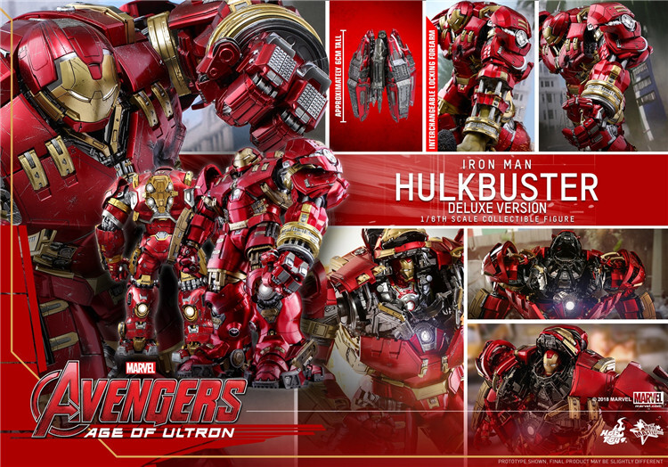 コミック・アニメ Hot toys hulk busters HOTTOYS HT MMS510 1/6 Avengers Age of Ultron Hulkbuster