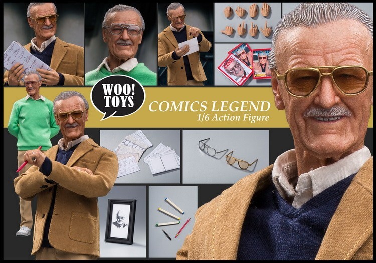 Woo Toys 1/6 WO-001 Comics Legend アクションフ Woo Toys WO-001 1/6 DC Comics Legends Character Stan Lee