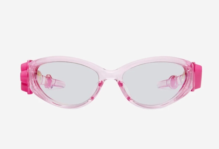 Pre-owned Gentle Monster Gummy Pc12 Translucent Pink Glasses / Express / Genuine In Clear