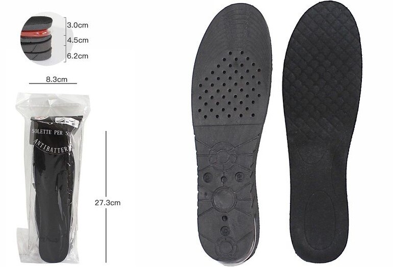 Coppia Di Solette Piede Benessere Scarpe Calzature Comfort Da 36 a 45 64143 dfh