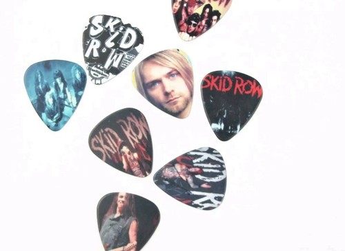 Skid Row Nirvana Rock Band Music Guitar Picks Set Collectible Memorabilia Gift