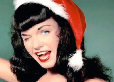 Vintage Bettie Page Christmas Photo 2118 Oddleys Strange & Bizarre