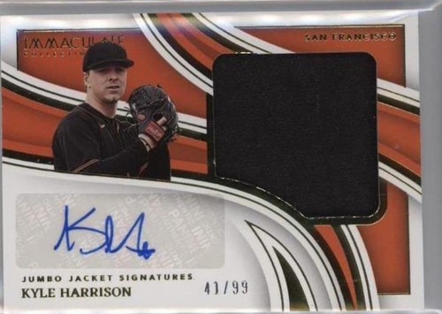 2023 Panini Immaculate Collection - Kyle Harrison #JJS-KH