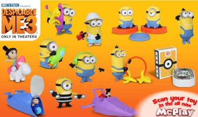 Mcdonald S Minions 2 The Rise Of Gru 46 Happy Meal Toy Nip Fast Food Cereal Premiums Fast Food