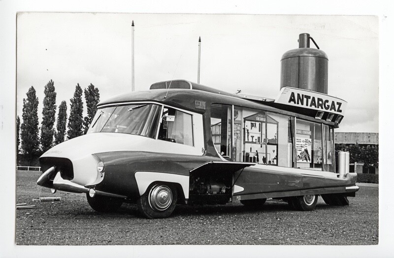 Camion Antargaz. Tour De France 1960 ?. Vintage Photo D'Ã©Poque G1190