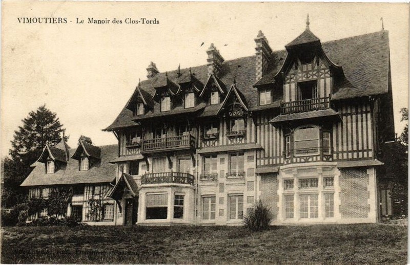 Cpa Vimoutiers - Le Manoir Des Clos-Tords (195193)
