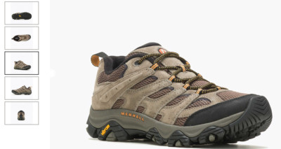 Merrell Moab 3 Vent Walnut Hiking Boot Shoe Men's US sizes 7-15/NEW!!! Wide