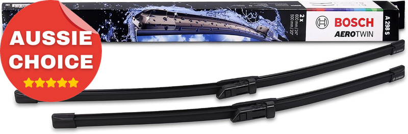 A298S Wiper Blade Set Flat Bar Design Right-Hand Drive 600mm 500mm Lengths