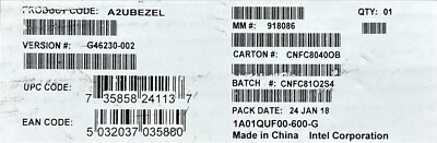 Intel A2UBEZEL 2U locking Bezel for 2U family of rack chassis NEW BROWN BOX