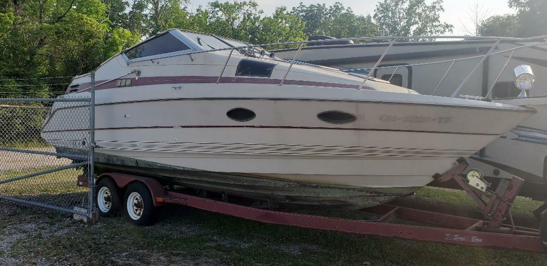 1990 Maxum 27' Cabin Cruiser & Trailer - Ohio - Used Maxum ...