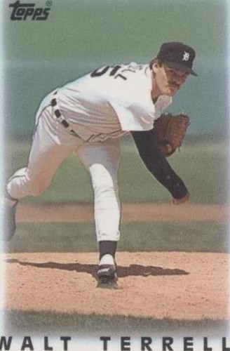 1986 Topps League Leader Minis - Walt Terrell #16