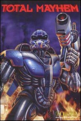 Total Mayhem PC CD enslaved humans by robots cyborg squad based strategy game!