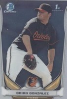 2014 Bowman Chrome Minis - Brian Gonzalez #91