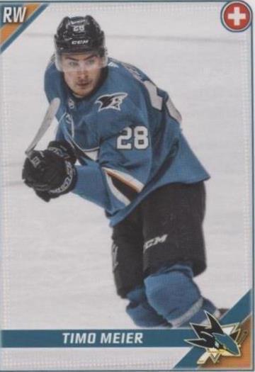2019-20 Topps NHL Stickers - Timo Meier #406