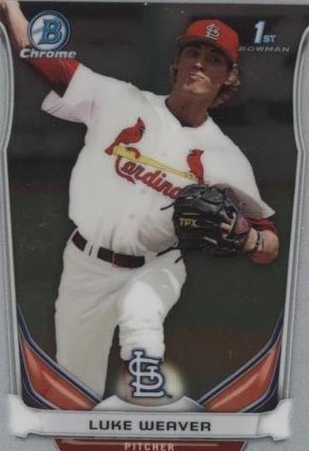 2014 Bowman Chrome Minis - Luke Weaver #136