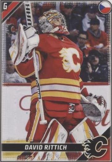 2019-20 Topps NHL Stickers - David Rittich #80