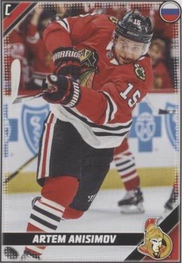 2019-20 Topps NHL Stickers - Artem Anisimov #353