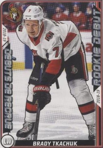 2019-20 Topps NHL Stickers - Brady Tkachuk #532