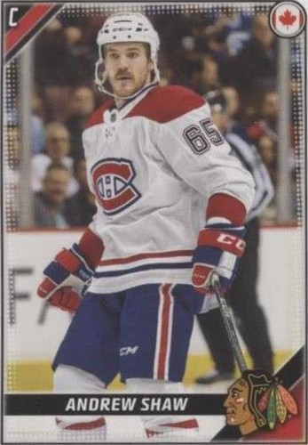 2019-20 Topps NHL Stickers - Andrew Shaw #108