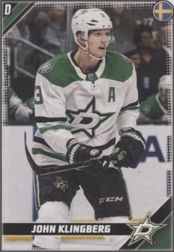 2019-20 Topps NHL Stickers - John Klingberg #160