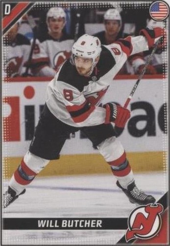 2019-20 Topps NHL Stickers - Will Butcher #300