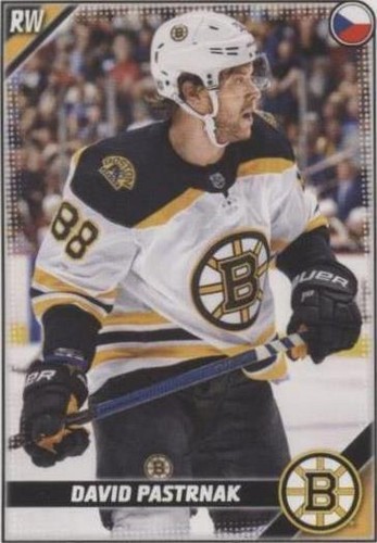 2019-20 Topps NHL Stickers - David Pastrnak #49