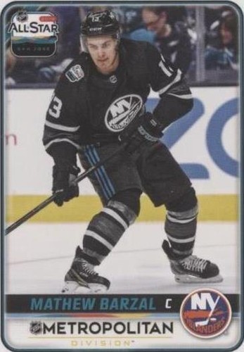 2019-20 Topps NHL Stickers - Mathew Barzal #563