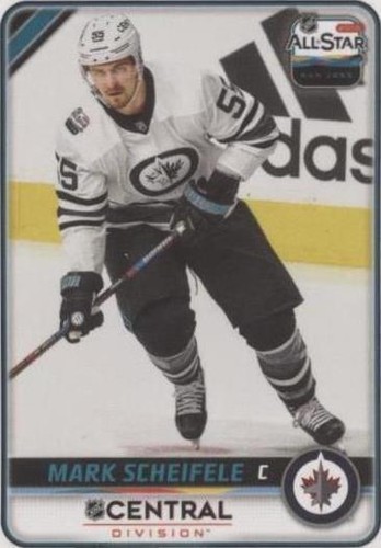 2019-20 Topps NHL Stickers - Mark Scheifele #555