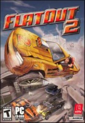 FlatOut 2 PC CD demolition racing vehicle muscle car sports pickup race game!