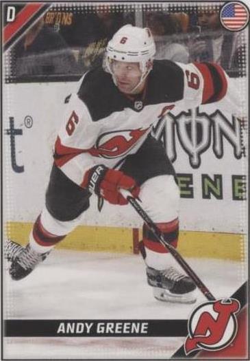 2019-20 Topps NHL Stickers - Andy Greene #302