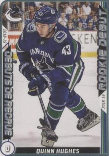 2019-20 Topps NHL Stickers - Quinn Hughes #541