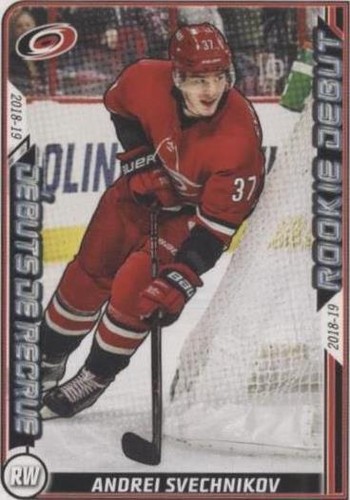2019-20 Topps NHL Stickers - Andrei Svechnikov #536