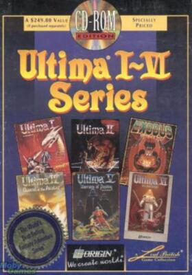 Ultima I-VI Series Collection PC CD 6 dungeon crawler role-playing RPG games!