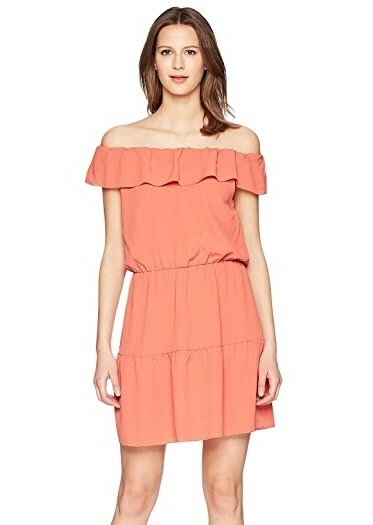 Red Valentino 247670 Womens Summer Crepe A-Line Dress Aragosta Size 42