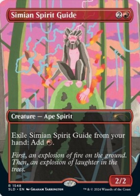 1 x Simian Spirit Guide - Secret Lair (1548) - LP - MTG