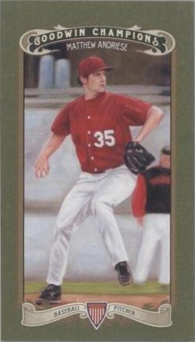 2012 Upper Deck Goodwin Champions - Matt Andriese #213