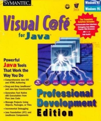 Visual Cafe For Java Professional Development w/ Manual PC CD HTML authoring 