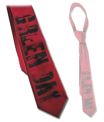 Green Day Necktie Alchemy Gothic Officially Licensed