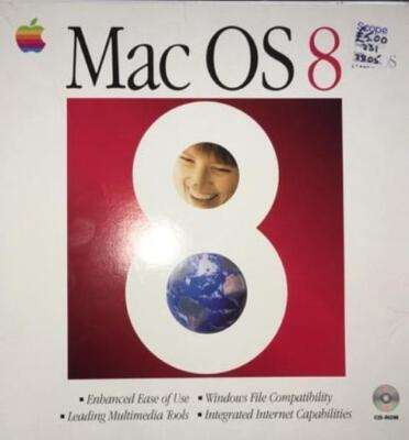 Mac OS 8 CD classic desktop operating system! Use for older programs and games