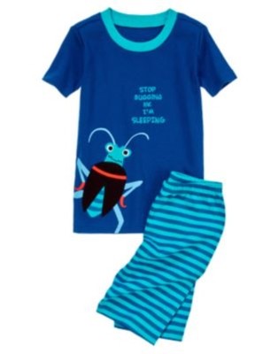 GYMBOREE SLEEPWEAR Stop Bugging me 2pc PAJAMAS 12 18 24 2 3 4 5 6 7 8 10 NWT