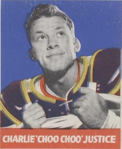1948 Leaf Charlie Justice #15
