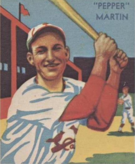 1985 Renata Galasso 1934-36 National Chicle Diamond Stars Reprints - Pepper Martin #26