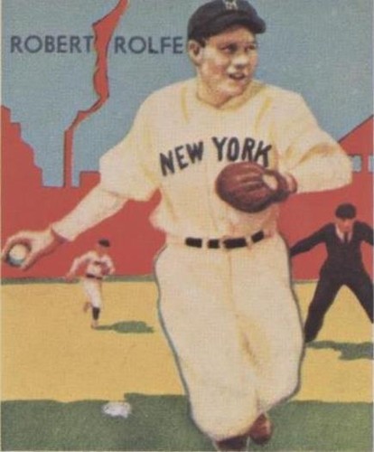 1985 Renata Galasso 1934-36 National Chicle Diamond Stars Reprints - Red Rolfe #29