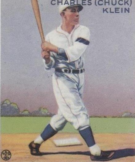 Renata Galasso 1983 1933 reimpresiones Goudey - Chuck Klein #128