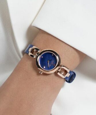 Pre-owned Furla []  Arco Chain Blue Quartz 25mm Watch Ww00015014l3 Women's