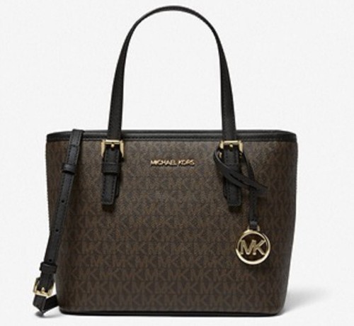 Michael Kors Jet Set Travel XS Logo Top Zip Tote Bag
