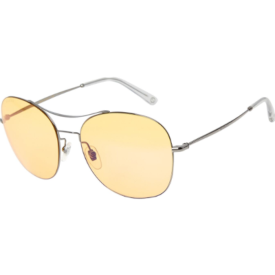 Gucci silver clearance tone aviator sunglasses