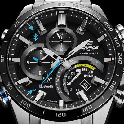 Pre-owned Casio Edifice Eqb-501xdb-1ajf Bluetooth Sport Solar Men Watch Eqb-501xdb-1a